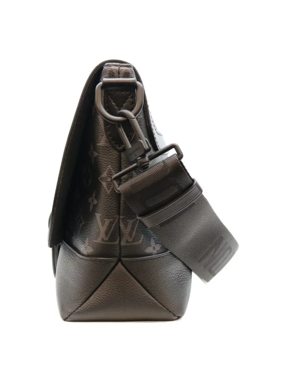 Louis Vuitton Monogram Eclipse Saumur Messenger Shoulder Bag